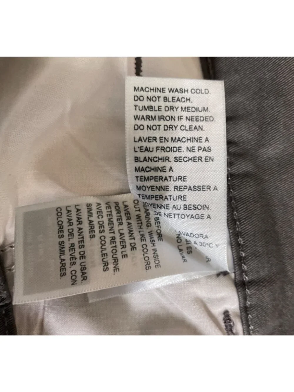 Levis Strauss Signature Mens Size 40 Gray Essential Cargo Shorts